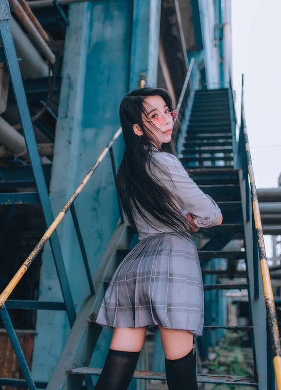 酷酷的JK少女摄影出镜@特软儿Sona - 拿相机的执义